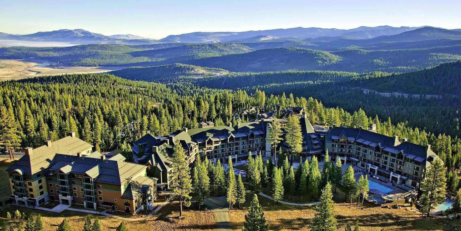 Ritz Carlton Lake Tahoe Aerial View